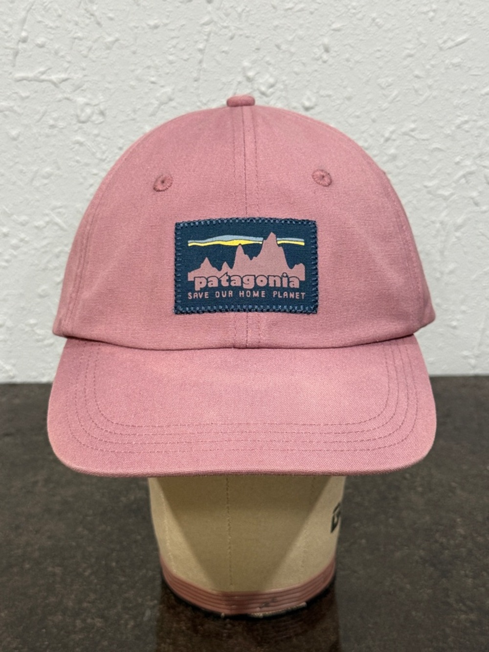 Patagonia‎ 73 Skyline Trad Cap Mauve Pink 'Save Our Home Planet' Logo Cap RARE
